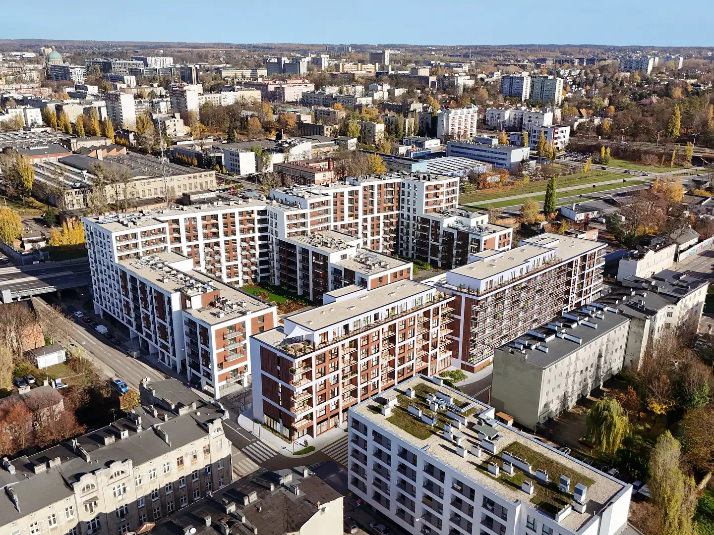 Kaskadowa kameralna 6-piętrowa zabudowa